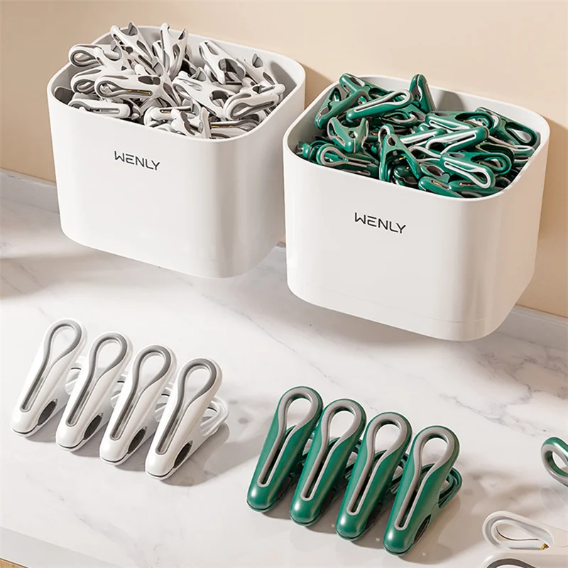 12/24/36 pièces pinces à linge feuille sèche pinces à linge maison couette cintre fixe grand coupe-vent pince vêtements couette rangement pince organisateur