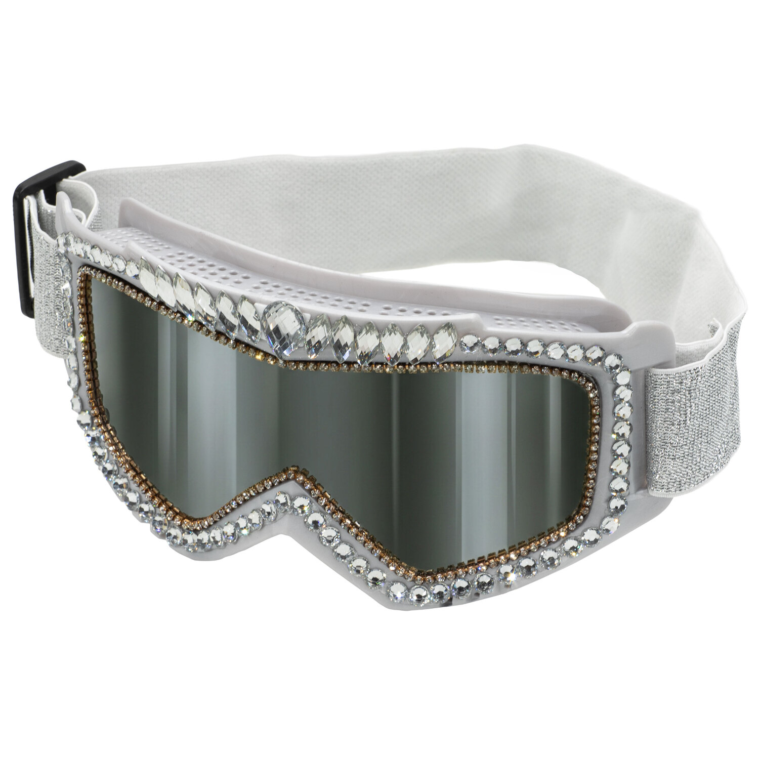 Lunettes de ski "Glamour", argenté