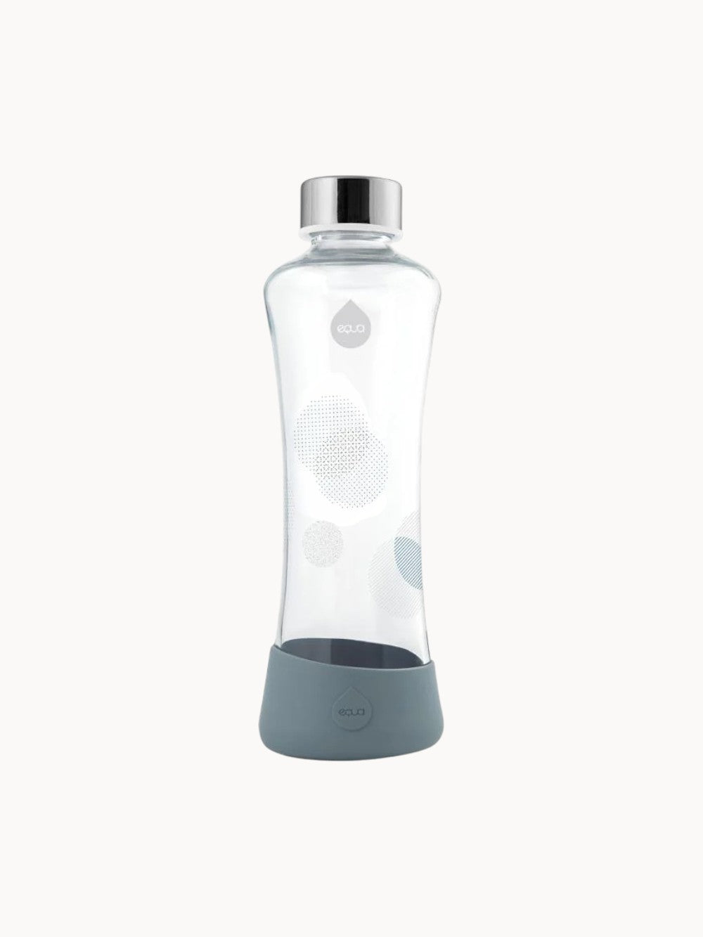 Metallic Silver Squeeze Bottle von Equa