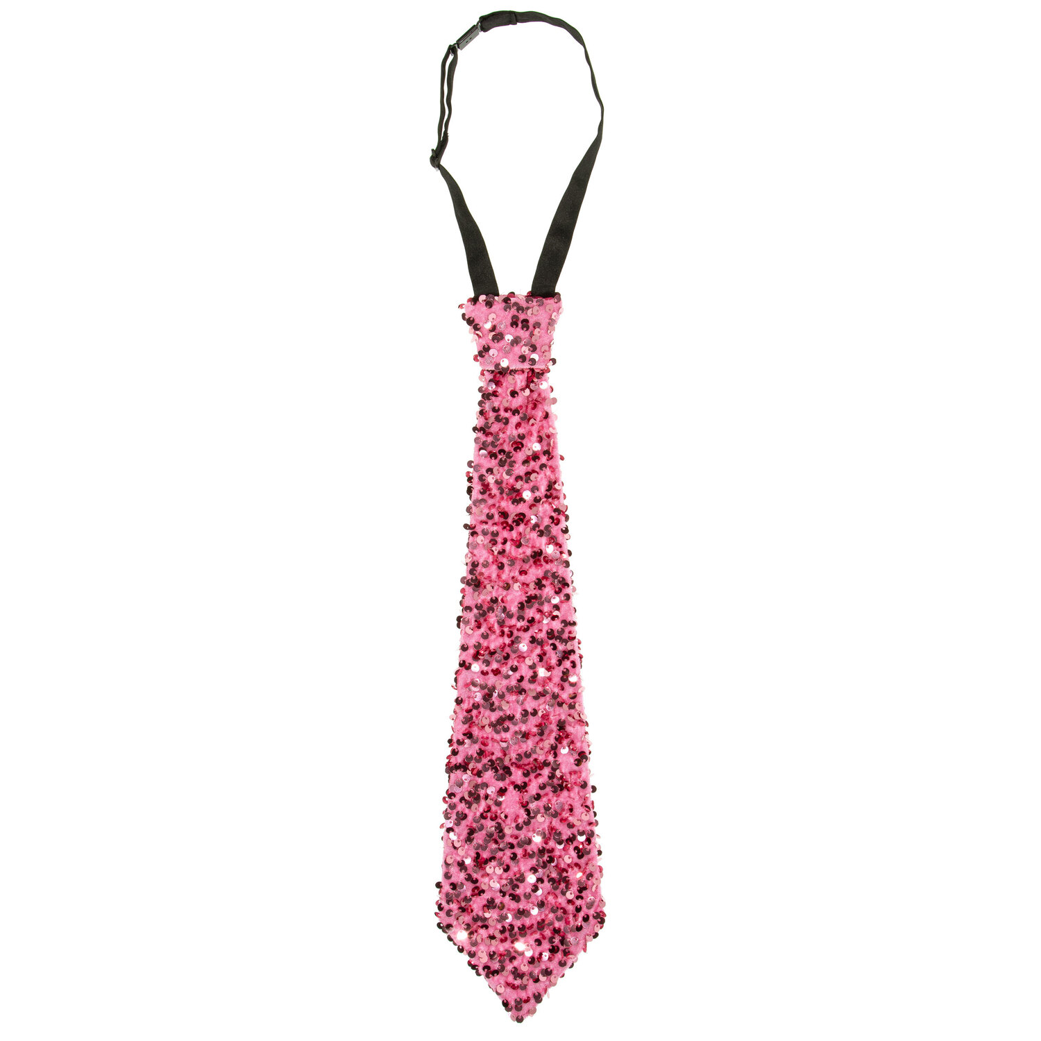 Cravate "Paillettes", rose