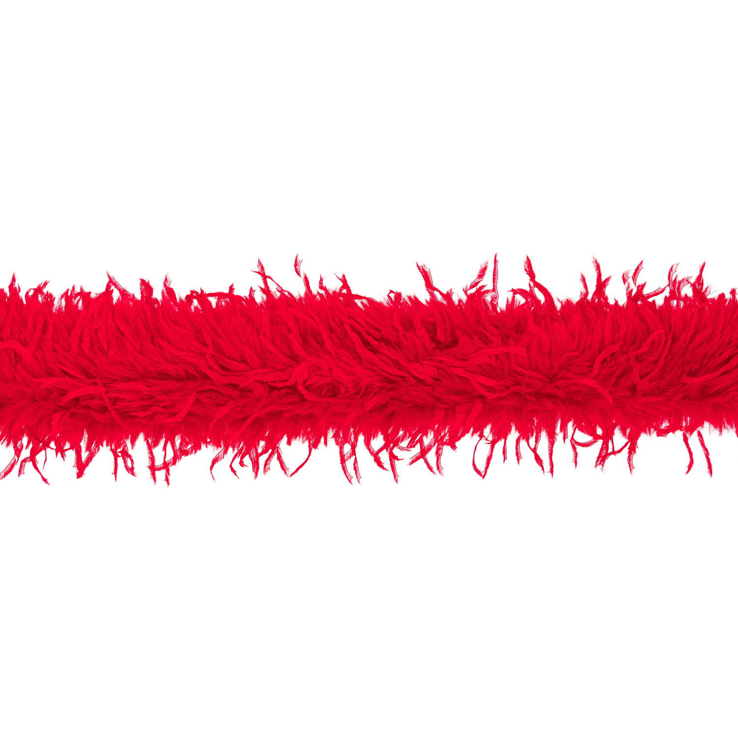 Boa en peluche "Rêve de plumes", rouge