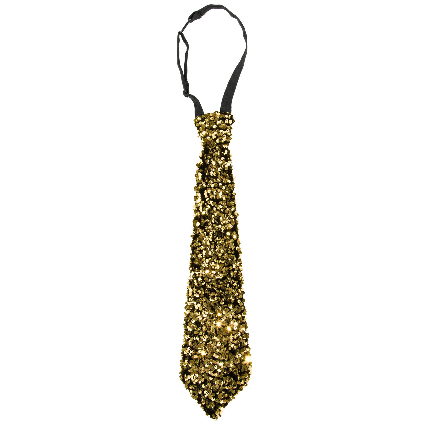 Cravate "Paillettes", doré