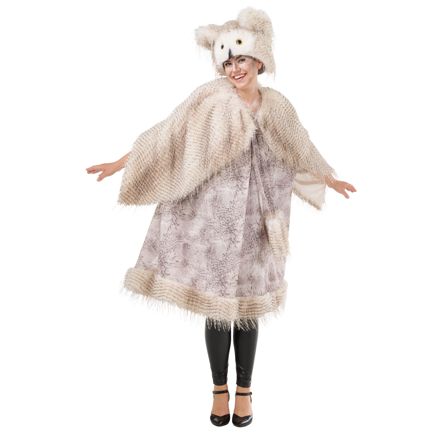 buttinette Poncho "Chouette des neiges"
