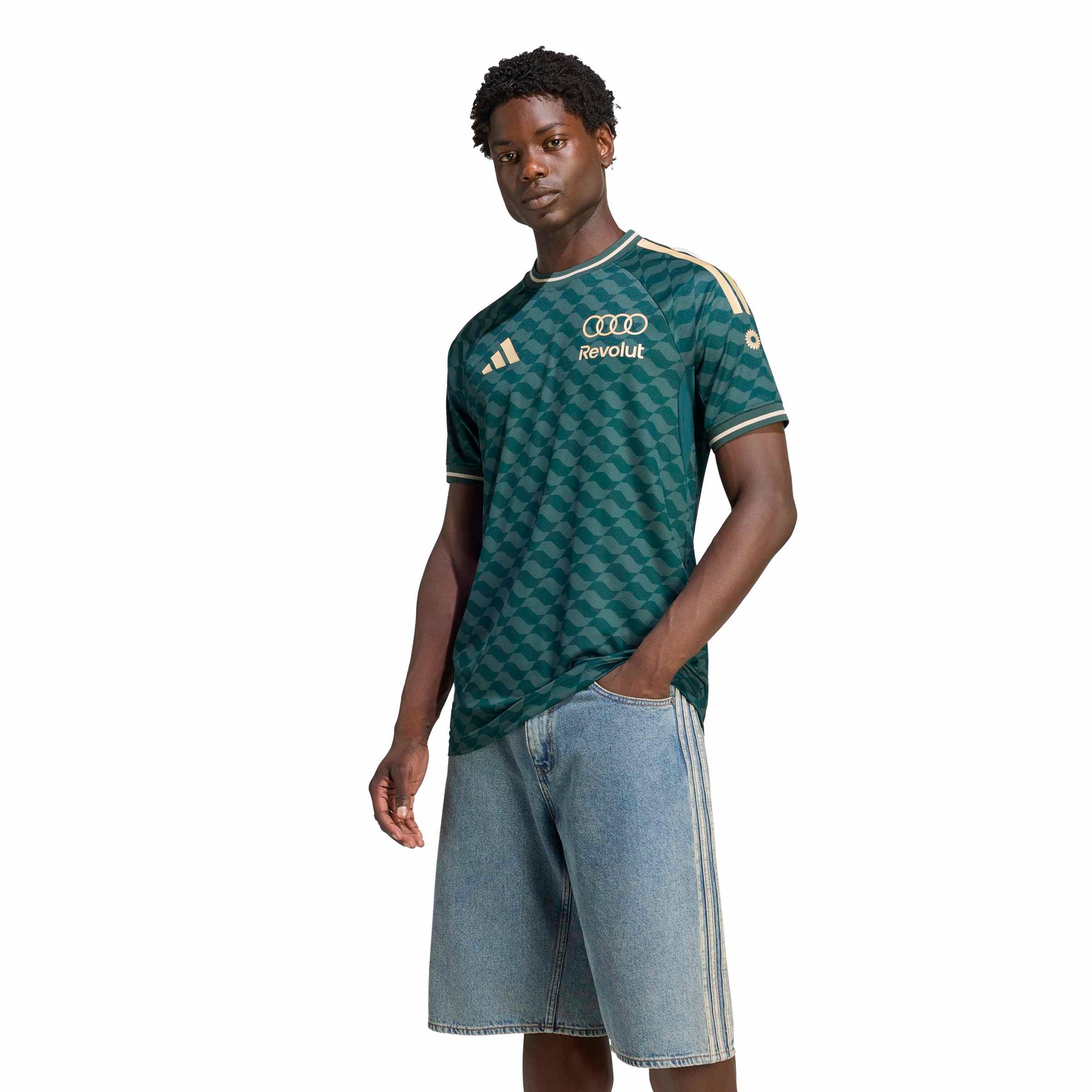 T-shirt authentique Audi F1 adidas Édition Spéciale Grand Prix de Sao Paulo - Homme Taille: M