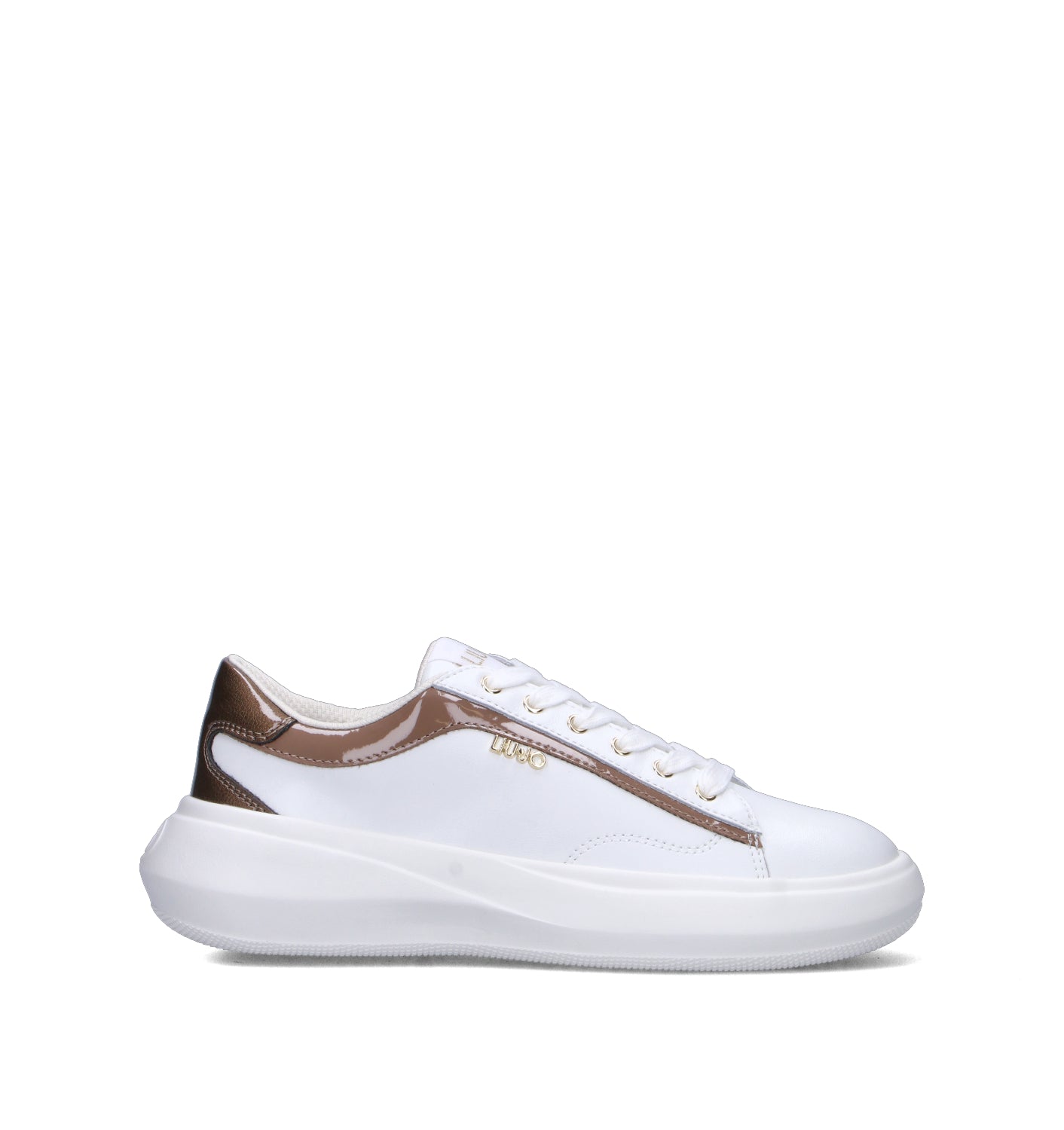 LIU JO Sneaker donna bianca/taupe