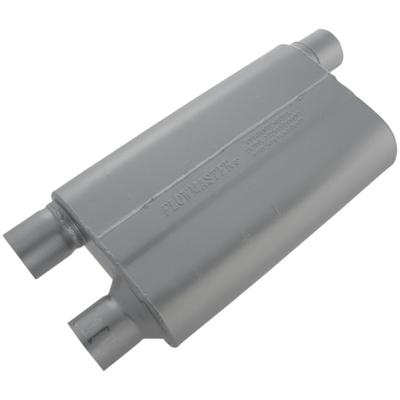Flowmaster 80 Series Muffler - 2.50 Offset In / 2.50 Dual Out - Aggressive Sound