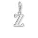 Thomas Sabo Damen Charm-Anhänger Buchstabe A-Z Charm Club Geschwärzt 925 Sterling Silber, Buchstabe Z