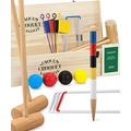 Jaques of London Croquet set Full Size | 4 Player Adult | Since 1795