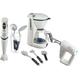 Klein Theo 9625 Braun combo set I With battery-operated coffee machine, hand mixer and hand blender including accessories I Toys for children aged 3 and over