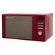 Russell Hobbs RHM2064R 20 Litre 800 W Red Digital Heritage Microwave with 5 Power Levels, Automatic and Weighted Defrost Settings, 8 Auto Cook Menus, Clock & Timer, Easy Clean