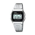 Casio Unisex Digital Watch with Stainless Steel Bracelet A159WA-1D