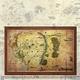 The Noble Collection -Lord of the Rings Map of Middle Earth,3.,5x25.5 cm