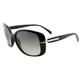 Prada Sunglasses PR 08OS - 1ABOA7 Black w. Silver (Grey Gradient Lens) - 57mm