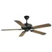 Savoy House Nomad Outdoor Ceiling Fan - Body Finish: English Bronze - Blade Color: Walnut - M2020ORB