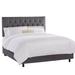 Skyline Furniture Standard Bed Upholstered/Metal in Brown | 51 H x 62 W x 83 D in | Wayfair 542BEDPRMCHR