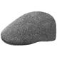 Kangol Unisex Seamless Wool 507 Flat Cap, Grey (Dark Flannel), S UK