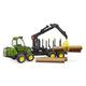 Bruder John Deere 1210E Forwarder with Grab and 4 Logs