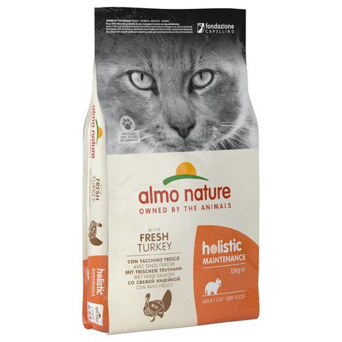 2x12kg Truthahn & Reis Almo Nature Holistic Katzenfutter trocken