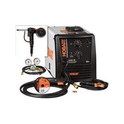 Hobart Handler 190 230V Flux Cored/MIG Welder with Included SpoolRunner 100 10-Ft. Spoolgun - 190 Am