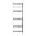 ASCOT 1200 x 400 Highly polished stainless steel bathroom radiator towel warmer. Manufactured from high grade 304 stainless steel round tubing