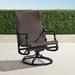 Set of 2 Carlisle Woven Swivel Rocker Lounge Chairs - Slate Finish with Ash Wicker - Frontgate