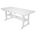 POLYWOOD® Park 33" x 70" Harvester Outdoor Picnic Table Wood/Plastic in White | 29.25 H x 32.5 W x 70 D in | Wayfair PT3672WH