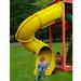 Swing-n-Slide Turbo Spiral Slide 7' Deck 118.75 H x 58.69 W x 63.44 D in orange/ in Yellow | 118.75" H X 58.69" W X 63.44" D | Wayfair NE 4405