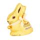 Lindt Gold Bunny White Chocolate Medium, 100g - (Pack of 16) - Easter Gift, Easter Egg Hunt - The Iconic Lindt Gold Bunny, Made of The Finest Lindt Chocolate, Wrapped in Gold Foil