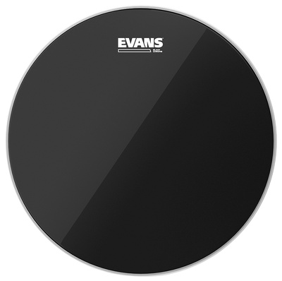 Evans 16" Black Chrome Tom