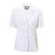Busy Clothing Women Short Sleeve Jacket White 22