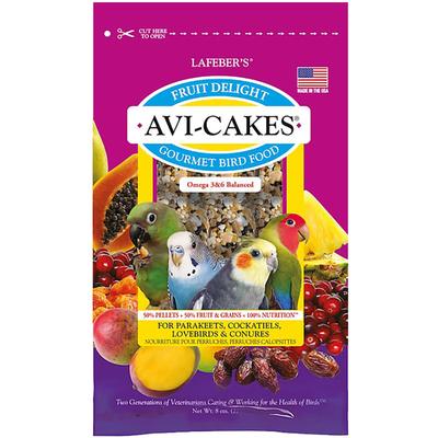 Lafeber's Fruit Delight Avi-Cakes for Parakeets, Cockatiels, Lovebirds & Conures