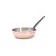 De Buyer 6464.20 Inocuivre First Class Conical Sauté Pan with Cast Iron Handle without Lid, 20 cm Diameter