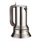 Alessi 9090/3 3-Cup Espresso Coffee Maker in 18/10 Stainless Steel Mirror Polished with Magnetic Heat Diffusing Bottom, Silver