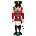 Seiffener Volkskunst, Husar Nutcracker 37 cm, red