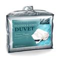 Littens - Luxury White Goose Feather & Down Duvet - 13.5 Tog Single Size - 100% Cotton Anti Dust Mite & Down Proof Fabric