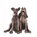 'Tom and Fred' Dog Sculpture in bronze by Harriet Dunn