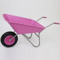 pink picador wheelbarrow 85 litre capacity lightweight wheelbarrow pneumatic wheel