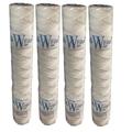 4 x 20" String Wound Sediment Particle 1 Micron Water Filter Cartridges - Hard Well Water Filtering, Bio Diesel WVO (4 Pack)