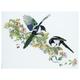 Thea Gouverneur - Counted Cross Stitch Kit - Magpie - Linen - 36 Count - for Adults - 1075