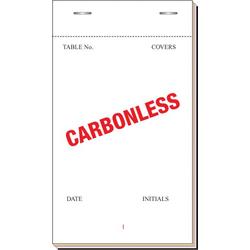 Deli Supplies 100 x Triplicate Carbonless Waitress, Restaurant, Cafe, Pub, Check Order Pads | Pad Type 200