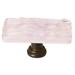 Sietto Skinny Glacier 2" Length Rectangle Knob 0.875 W in pinkCrystal & Glass/Metal in Oil Rubbed Bronze/Rose | Wayfair SLK-228-ORB