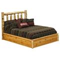 Fireside Lodge Cedar Solid Wood Bed Wood in Brown | 53 H x 80 W x 90 D in | Wayfair 10010-PF