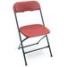 McCourt Manufacturing Series 5 Folding Chair Plastic/Resin/Metal in Red | 38.5 H x 17.75 W x 18 D in | Wayfair 21010