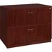 Lorell Essentials Series 2-Drawer Lateral Filing Cabinet Wood in Brown/Red | 29.5 H x 35 W x 22 D in | Wayfair 69399