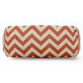 Majestic Home Goods Zig Zag Bolster Throw Pillow Polyester/Polyfill blend in Orange | 8 H x 19 W x 7 D in | Wayfair 85907222026