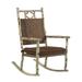 Woodard River Run Outdoor Rocking Chair w/ Cushions in Brown/Gray | 41 H x 24 W x 31 D in | Wayfair S545804-14Y