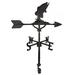 Montague Metal Products Inc. Bass Weathervane Aluminum/Metal in Black | 32 H x 23.5 W in | Wayfair WV-230-SB