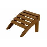 POLYWOOD® Classic Adirondack Folding Outdoor Ottoman Plastic in Brown | 14 H x 20 W x 18.75 D in | Wayfair OT53TE