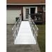 Prairie View Industries Ramp to Rise Metal in Gray/White | 36 W in | Wayfair PVI16