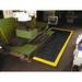 Design by AKRO Diamond Flex Lok Garage Flooring Drain Tiles in White/Black/Yellow | Rectangle 2'6" x 3' | Wayfair 620S3036BY
